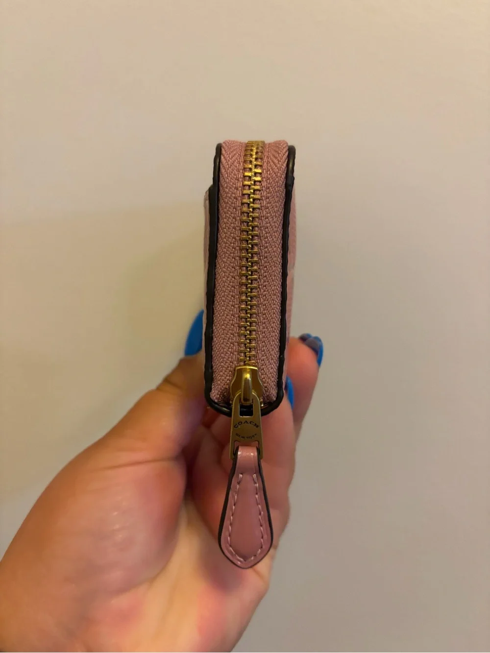 Coach glossy patent